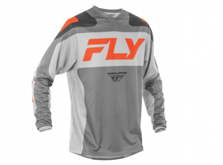 Tricouri/Bluze - Tricou Enduro/MX Fly Racing F-16 Grey/Orange