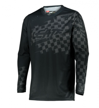 Tricouri/Bluze - Tricou Leatt 4.5 Lite Black/Grafit