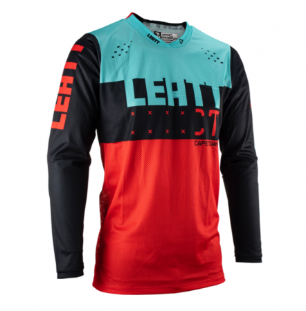 Tricou Leatt 4.5 Lite Blue/Red/Black