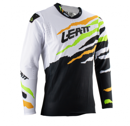 Tricouri/Bluze - Tricou Leatt 5.5 UltraWeld Tiger Black/White