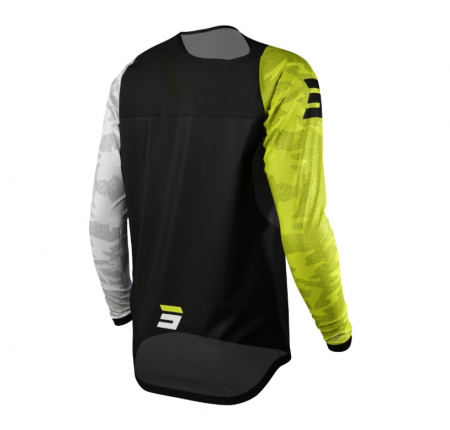 Tricou Shot Contact Camo Alb/Negru/Galben [1]