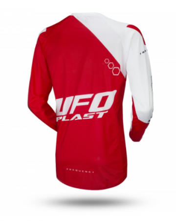 Tricou UFO Freqency Rosu/Alb [1]