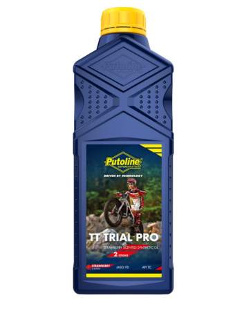 Ulei motor 2T - Ulei motor 2T Putoline Trial Pro TT 100% Sintetic Miros Capsuni 1L