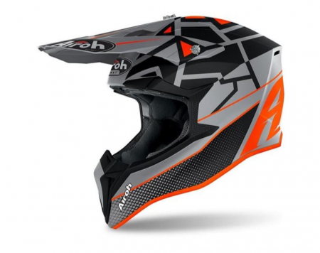 Casti enduro/mx - Casca Airoh Wraap Mood Orange 2021