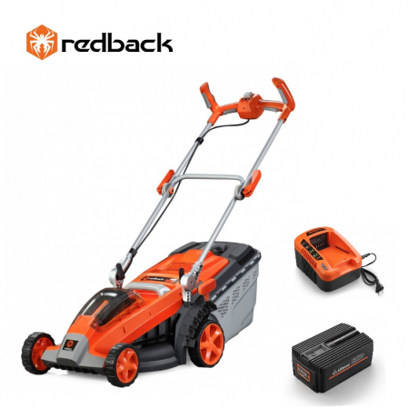 Curte si gradina - Set Redback masina de tuns gazon E137C 40V + acumulator Li-Ion EP60 40V/6Ah + incarcator rapid EC50 40V/5A