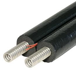 Accesorii panouri solare termice - Teava flexibila din inox pentru instalatii solare - dubla, izolata, cu fir