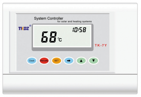 Accesorii panouri solare termice - TK-7Y - regulator pentru sisteme solare presurizate SONTEC