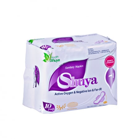 Ingrijire personala - Absorbante igienice cu banda anionica Shuya pentru perioada menstruala 10 buc