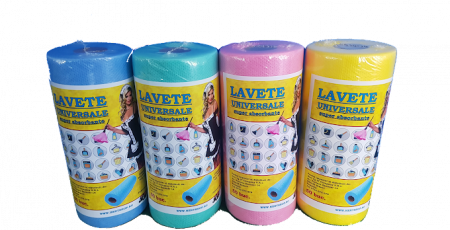 Produse curatenie ECO - Lavete universale superabsorbante, 55 bucati/rola