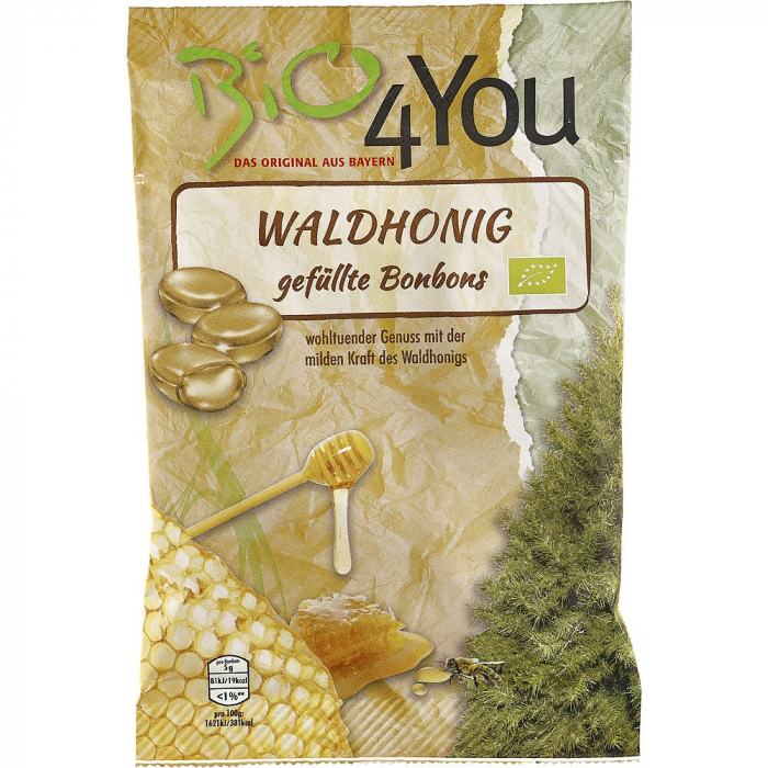 Bomboane bio cu miere de padure, 75 g [1]