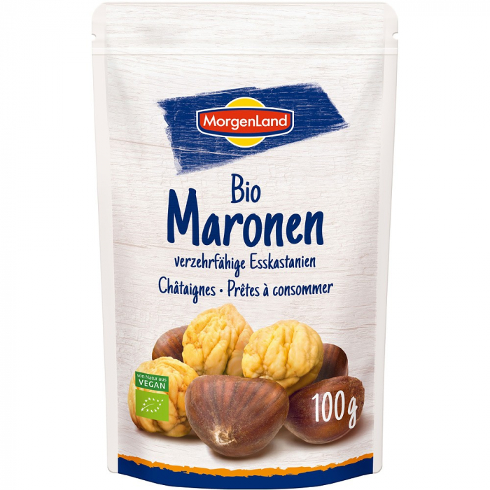 Castane bio coapte, 100 g [1]