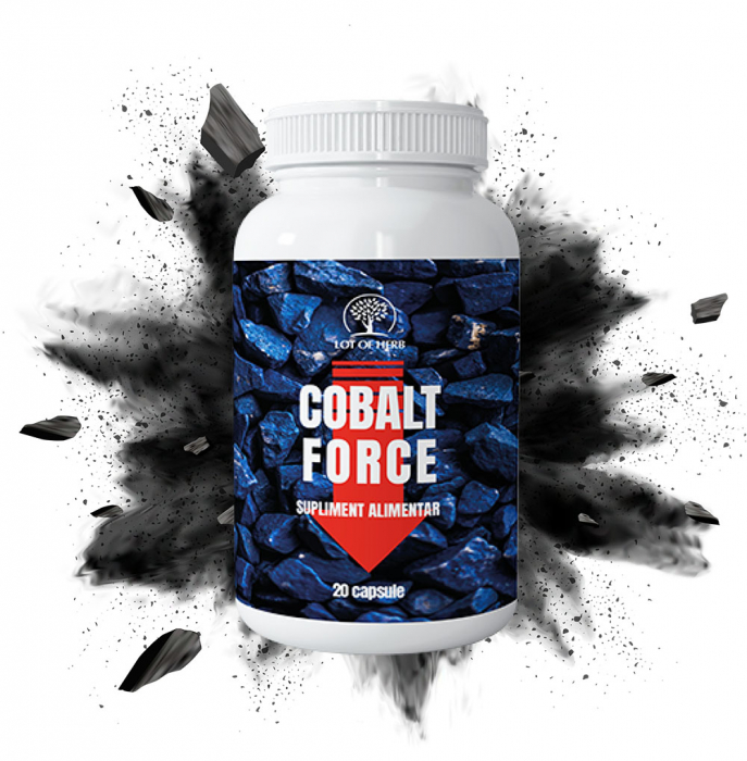 Cobalt Force 20 capsule – Pachet de probă - Supliment detox limfatic, vitalitate masculină și sănătatea prostatei [1]