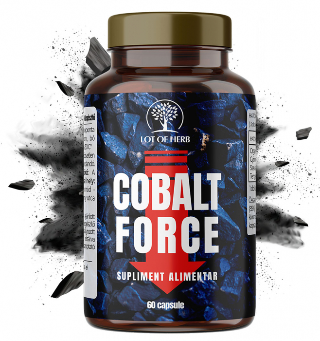 Cobalt Force 60 capsule – Supliment detox limfatic, vitalitate masculină și sănătatea prostatei [1]