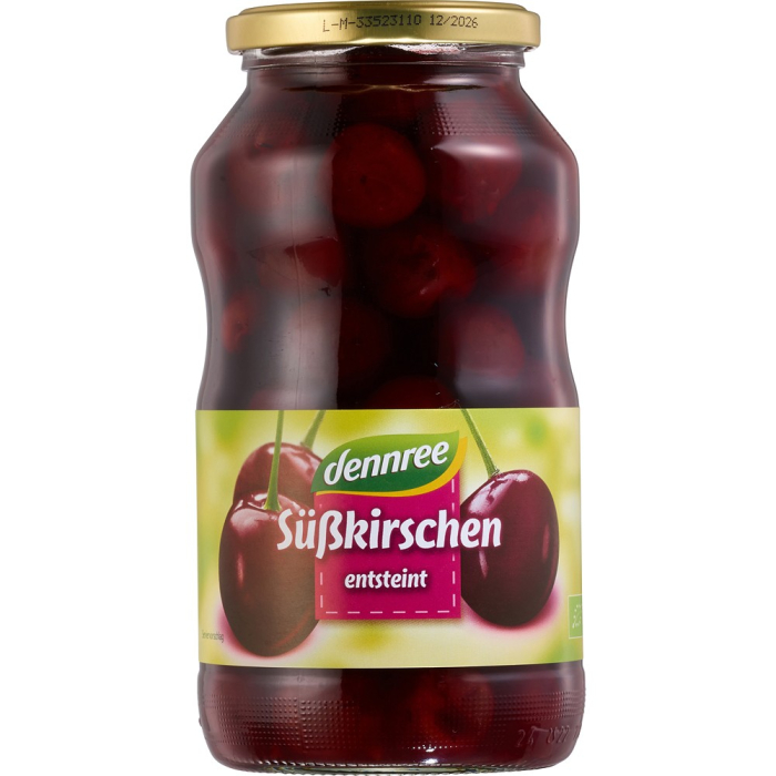 Compot bio de cirese, fara samburi, 700 g [1]