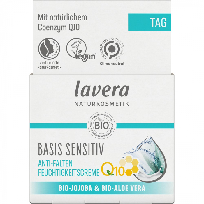 Crema sensitiv hidratanta de zi antirid cu coenzima Q10, jojoba bio si aloe vera bio, 50 ml [1]