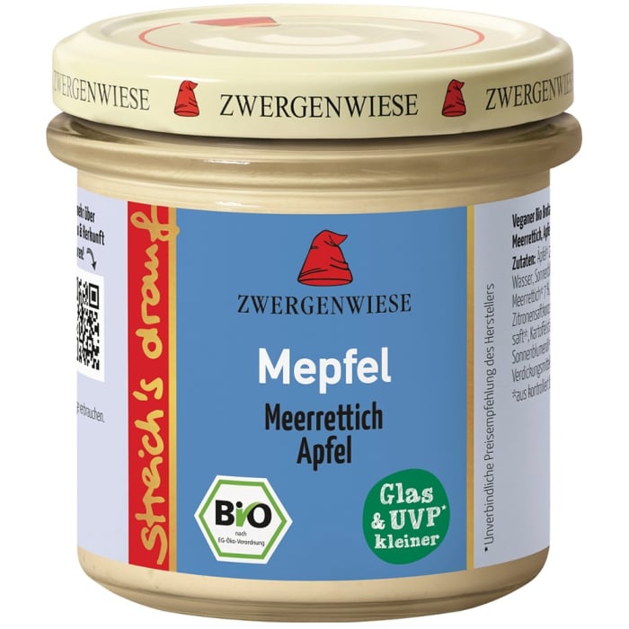 Crema tartinabila Mepfel cu hrean si mar, fara gluten bio, 135 g [1]