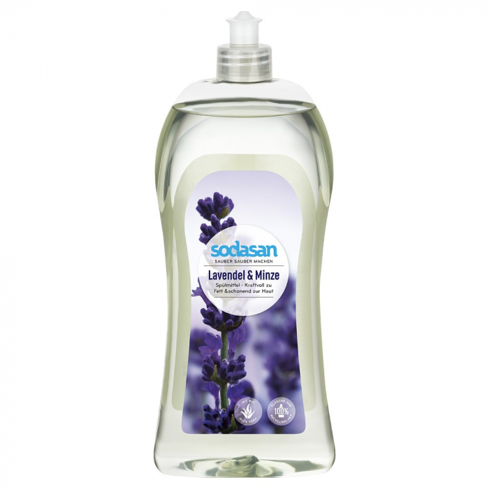 Detergent lichid de vase cu lavanda si menta, 1 L [1]