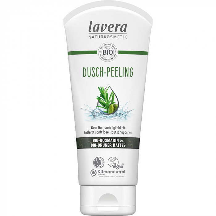 Exfoliant pentru dus cu rozmarin bio si cafea verde bio, 200 ml [1]