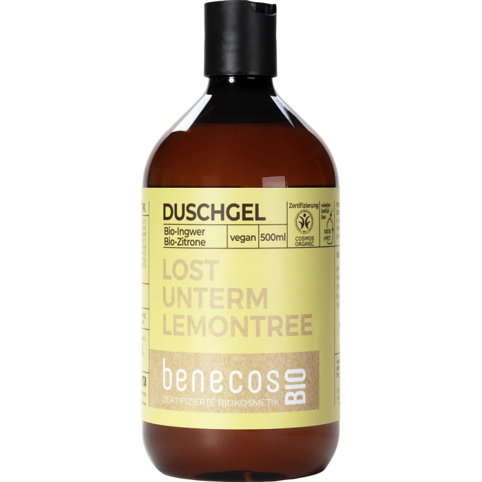 Gel de dus cu ghimbir bio si lamaie bio, 500 ml [1]