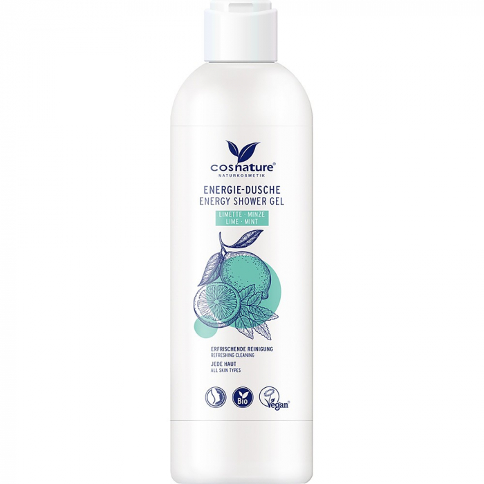 Gel de dus Energy cu lime bio si menta, 250 ml [1]