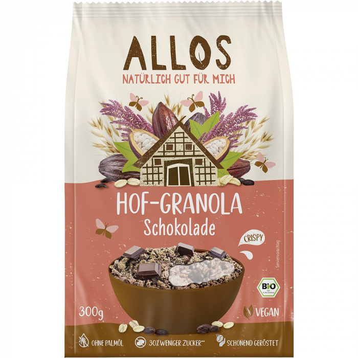 Granola bio cu ciocolata, 300 g [1]