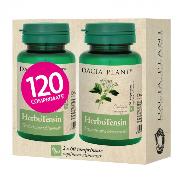 Herbotensin 60 comprimate 1+1 gratis [1]