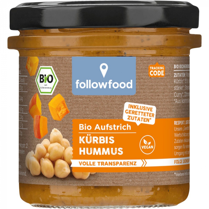 Hummus cu dovleac si morcovi, 135 g [1]
