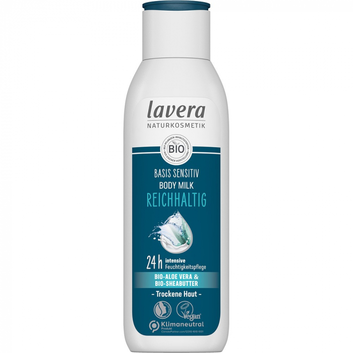 Lapte de corp sensitiv aloe vera bio si unt de shea bio, 250 ml [1]
