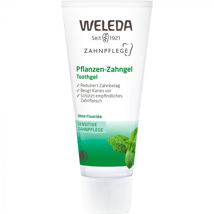 Pasta de dinti gel fara fluor cu plante, 75 ml [1]