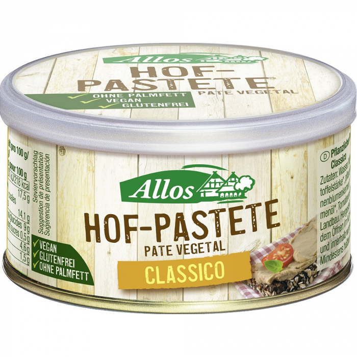 Pate vegetal bio clasic, fara gluten, 125 g [1]