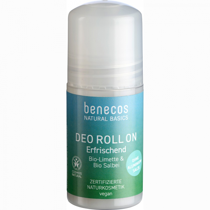 Roll on cu lime bio si salvie bio, fără săruri de aluminiu, 50 ml [1]