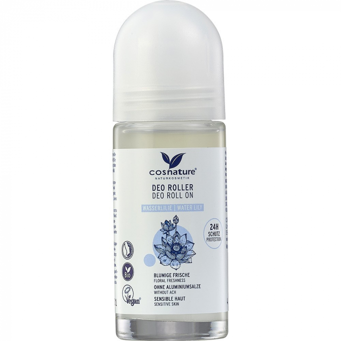 Roll-on cu nufar si aloe vera bio, fara aluminiu, 50 ml [1]