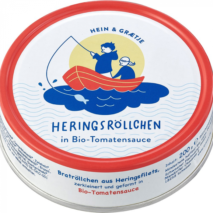 Rondele de hering in sos bio de rosii, 200 g [1]