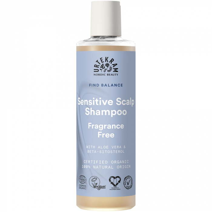Sampon pentru scalp sensibil cu aloe vera, fara parfum, 250 ml [1]
