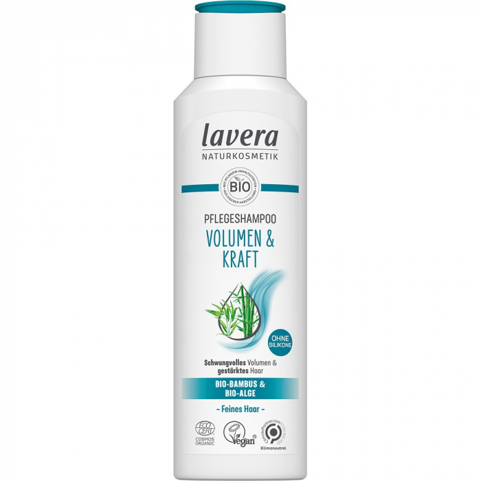 Sampon pentru volum si par puternic cu bambus bio si alge bio, 250 ml [1]