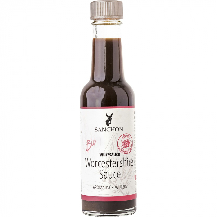 Sos bio Worcestershire picant, fara gluten, 140 ml [1]
