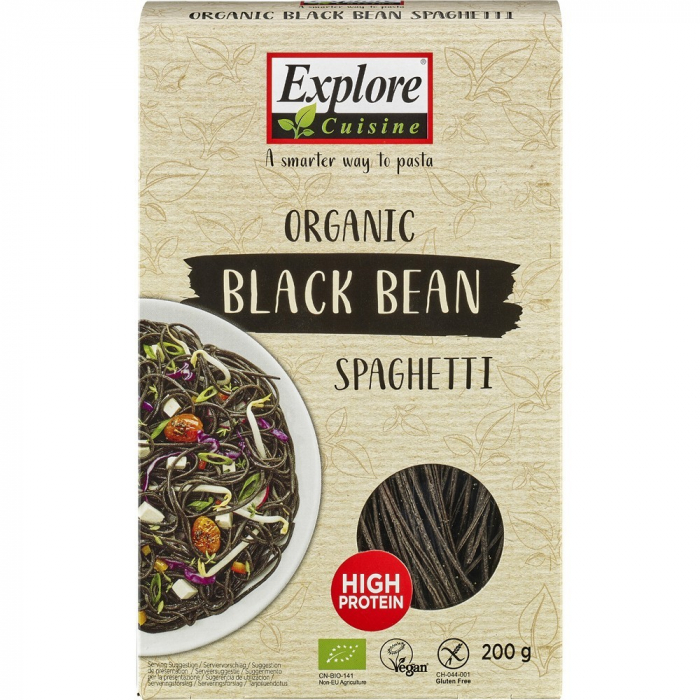 Spaghetti din soia neagra bio fara gluten, 200 g [1]