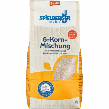 Cereale bio - Amestec de 6 cereale Demeter, 1 kg