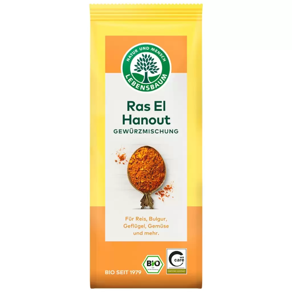 Condimente bio - Amestec de condimente Ras El Hanout, eco, 45 g