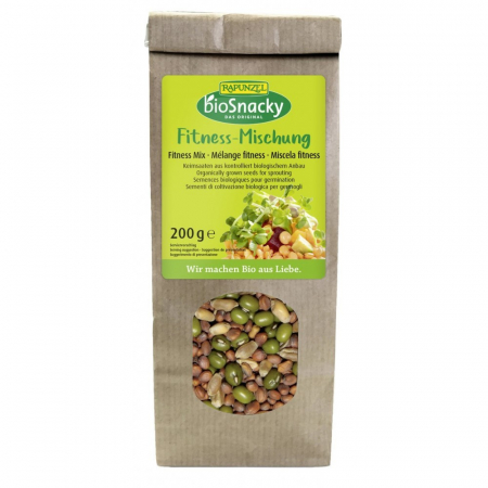 Seminte bio pentru germinat - Amestec Fitness bio de seminte pentru germinat, 200 g