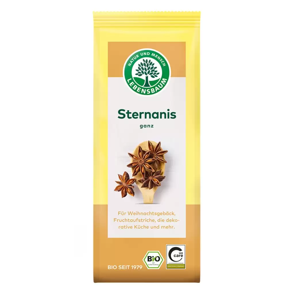 Condimente bio - Anason stelat intreg, eco, 10 buc
