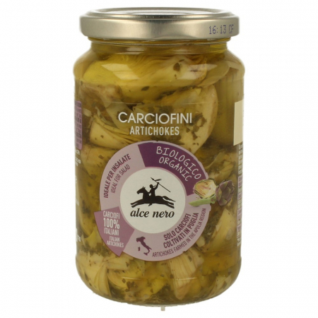 Alimente bio - Anghinare in ulei de masline bio, 330 g