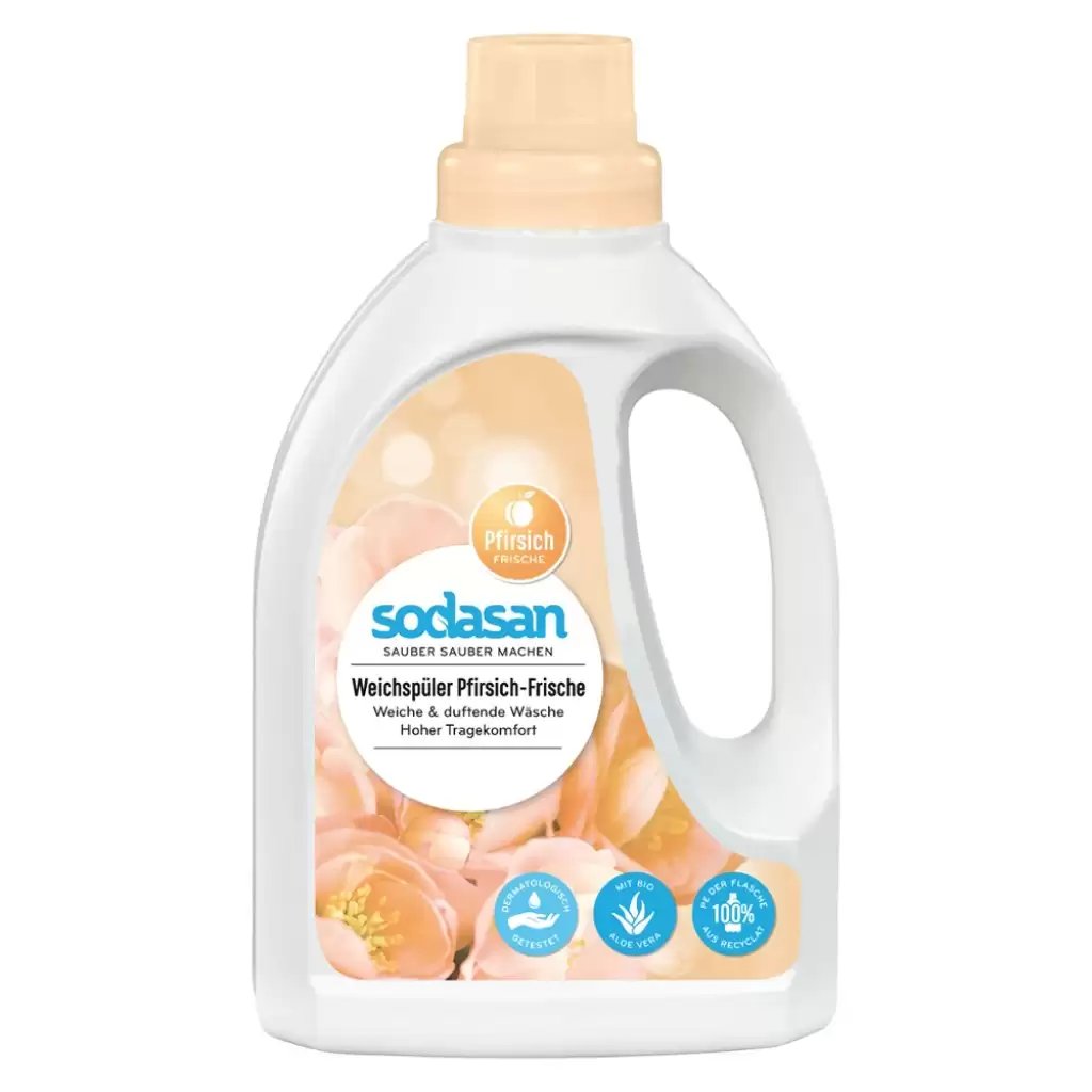 Detergenti ecologici - Balsam de rufe cu piersici, 750 ml