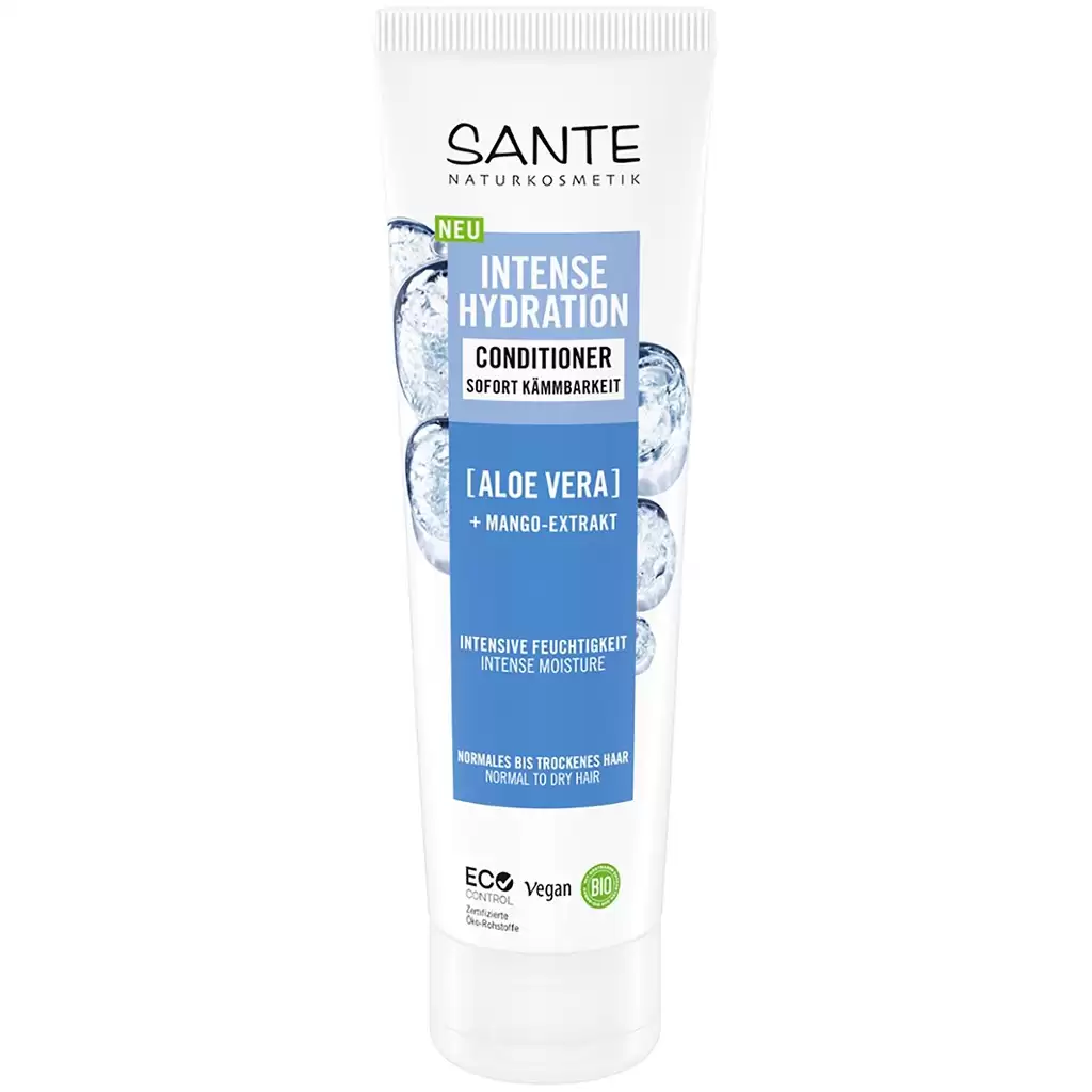 Sampoane si ingrijirea parului - Balsam intens hidratant pentru par normal si uscat, cu aloe vera bio și extract bio de mango, 150 ml
