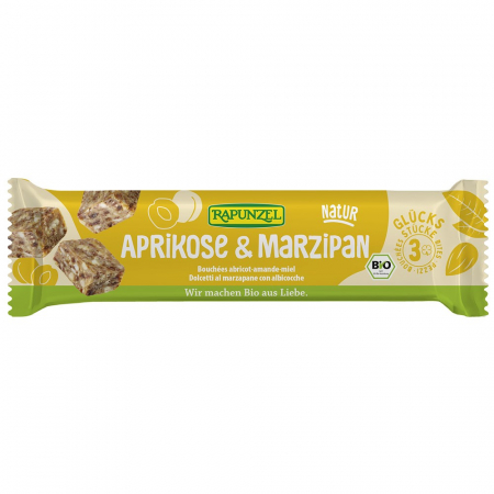 Dulciuri bio - Baton bio cu martipan si caise, 50 g