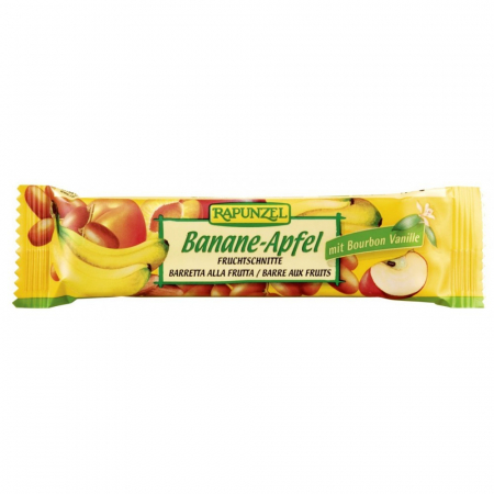 Batoane bio cu fructe - Baton cu fructe banana si mar bio, 40 g