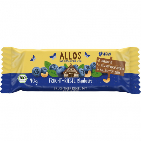 Batoane bio cu fructe - Baton de fructe cu afine, 40 g