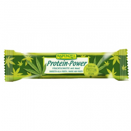 Batoane bio cu fructe - Baton de fructe cu proteina din canepa, 30 g
