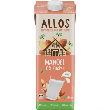 Sucuri si bauturi bio - Bautura de migdale fara gluten, 1 L
