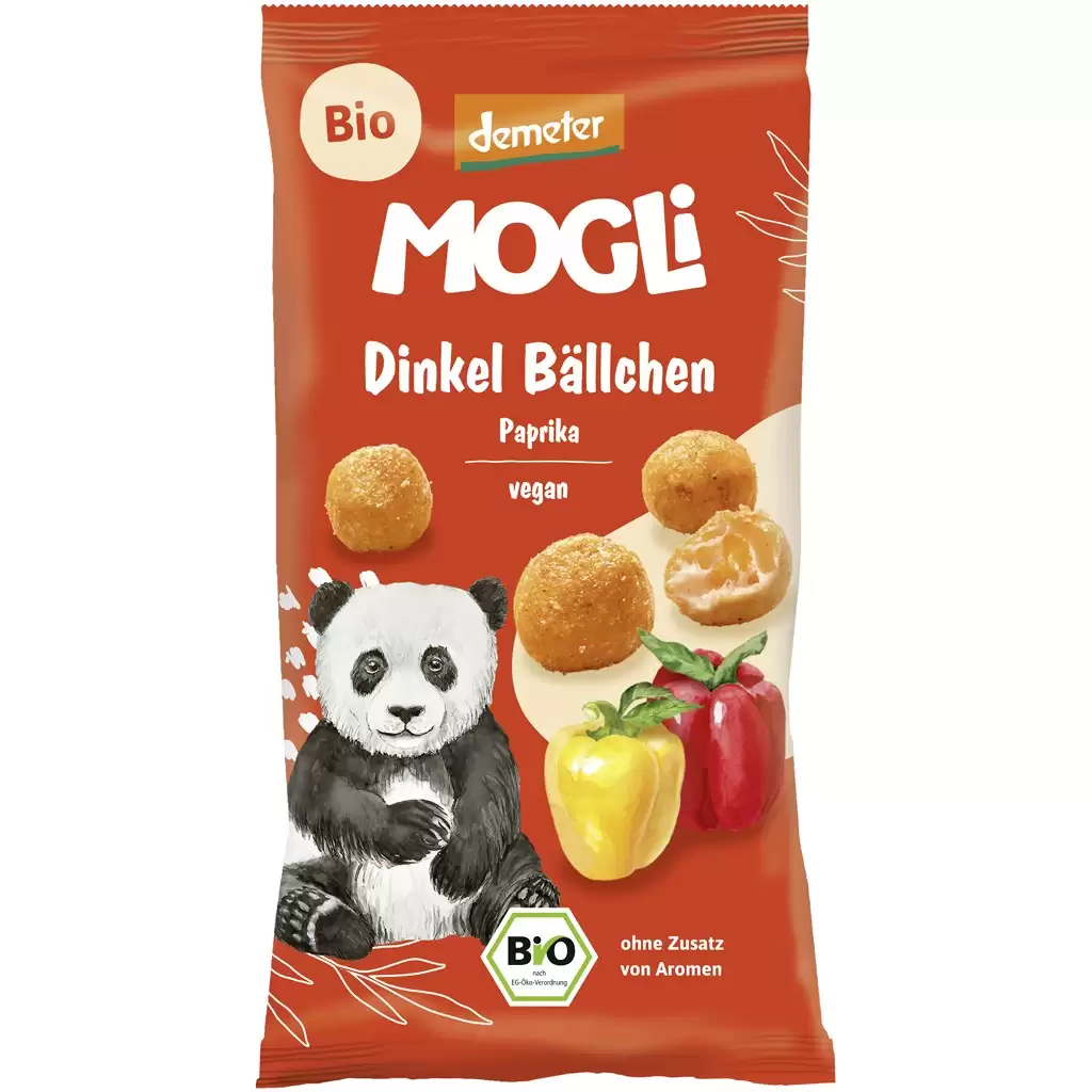 Alimente bio copii - Bilute crocante din grau spelta cu ardei, eco, 40 g